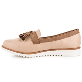 Mocasini boho vices bej 3