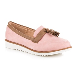 Mocasini Boho VICES roz 2