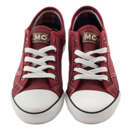 Jumătate adidasi Mcarthur 01-BG burgund multicolor maro alb 5