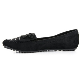 Mocasini eleganti din piele intoarsa negru 1 Mocasini eleganti din piele intoarsa negru 1