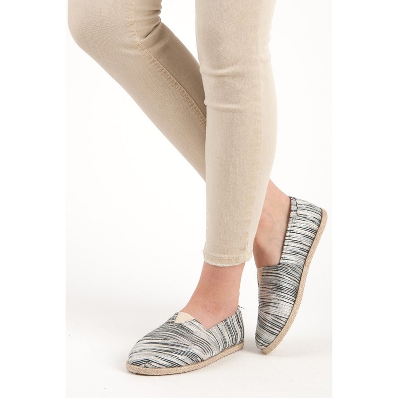 Espadrile cu nervuri negru 1