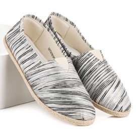 Espadrile cu nervuri negru 2