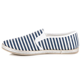 Muto Pune-ți espadrile cu dungi albastru 3