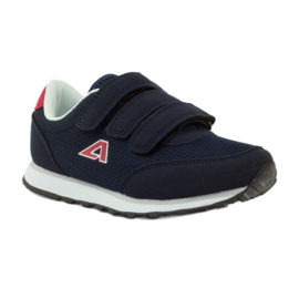 American Club Tenisi sport americani bleumarin cu velcro albastru marin roșu 1