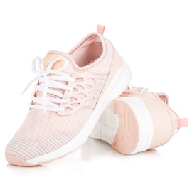 Ax Boxing Pantofi din material slip-on roz 2