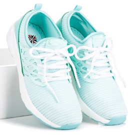 Ax Boxing Pantofi din material slip-on verde 3