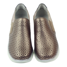 Slip On din piele Filippo maro multicolor 4