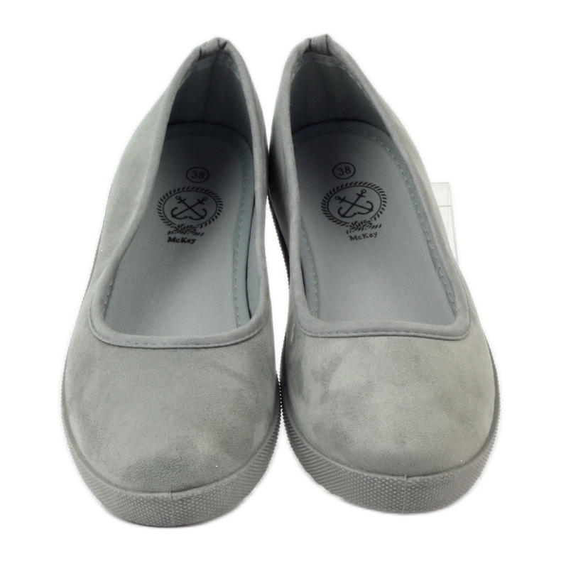 McKey Adidasi gri, adidasi slip-on 4