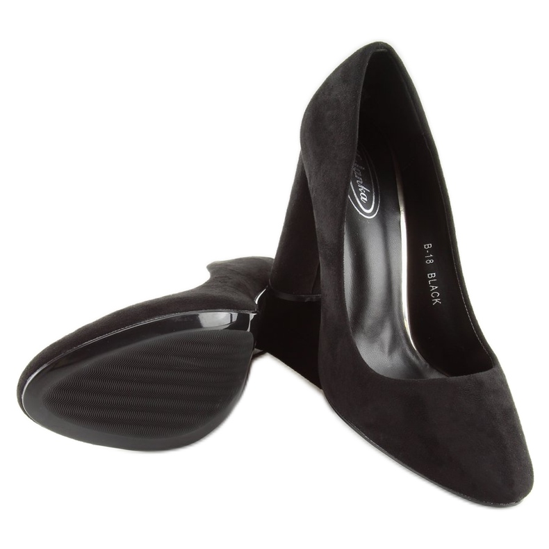Black Pumps negru B-18 negru 1