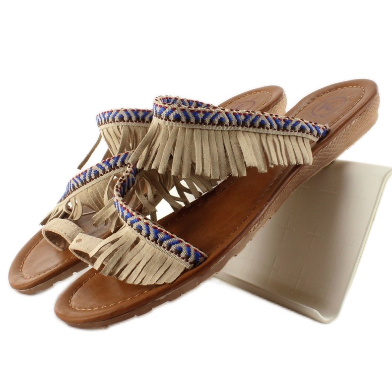Flip-flops stil taupe indian maro 2