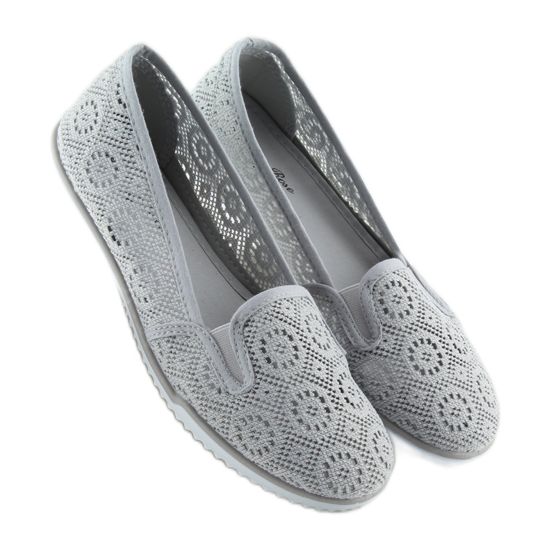 Dantela gri slipony MN70 gri 1 Dantela gri slipony MN70 gri 1