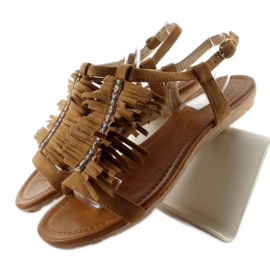 Sandale stil indian k1626301 Camel maro 1 Sandale stil indian k1626301 Camel maro 1