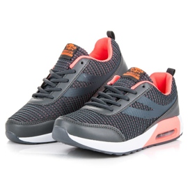 Ax Boxing Pantofi sport la modă gri roz 2