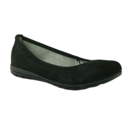 Balerini de dama din piele Filippo 024 negru 1