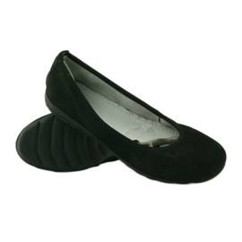 Balerini de dama din piele Filippo 024 negru 3
