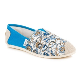 L. Day Espadrile Albastre Cu Model albastru 4