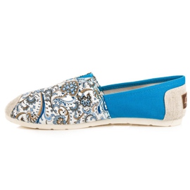 L. Day Espadrile Albastre Cu Model albastru 5
