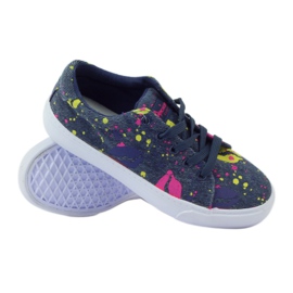 American Club Adidași din denim adidași în gură americană albastru marin 3