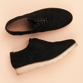 Erynn Pantofi retro negri negru 2