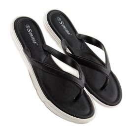 Slapi negru pentru femei negru CK41P Negru 2