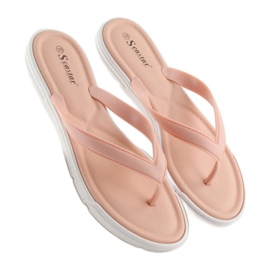 Pink CK41P Slapi roz pentru femei 2
