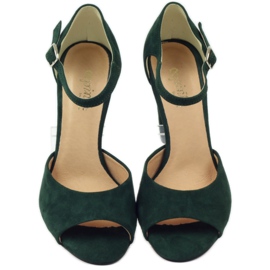 Sandale verzi ESPINTO 246 verde roșu 4 Sandale verzi ESPINTO 246 verde roșu 4