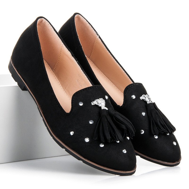 Sergio Todzi Lordi din piele intoarsa cu franjuri negru 1