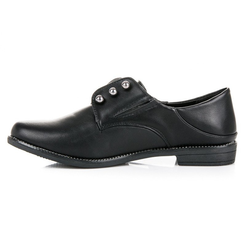 Anesia Paris Pantofi slip-on eleganti negru 1