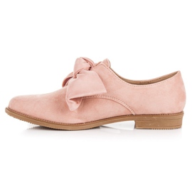 Bestelle Pantofi slip-on din piele intoarsa roz 1