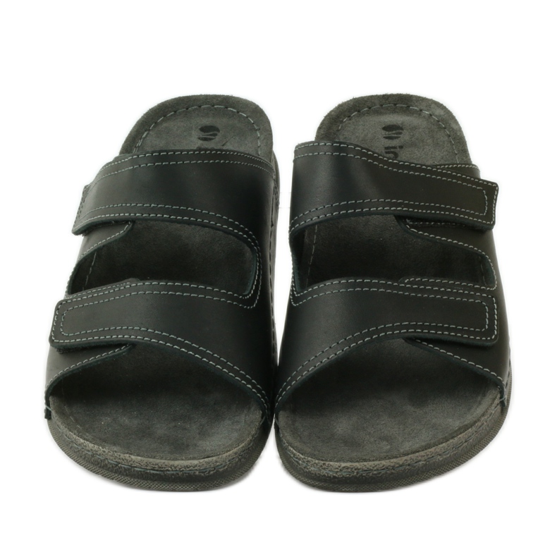 Flip-flops Inblu TH06 cu velcro negru 4