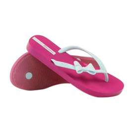 Flip-flops cu sclipici cu fundita Ipanema roz gri 3 Flip-flops cu sclipici cu fundita Ipanema roz gri 3