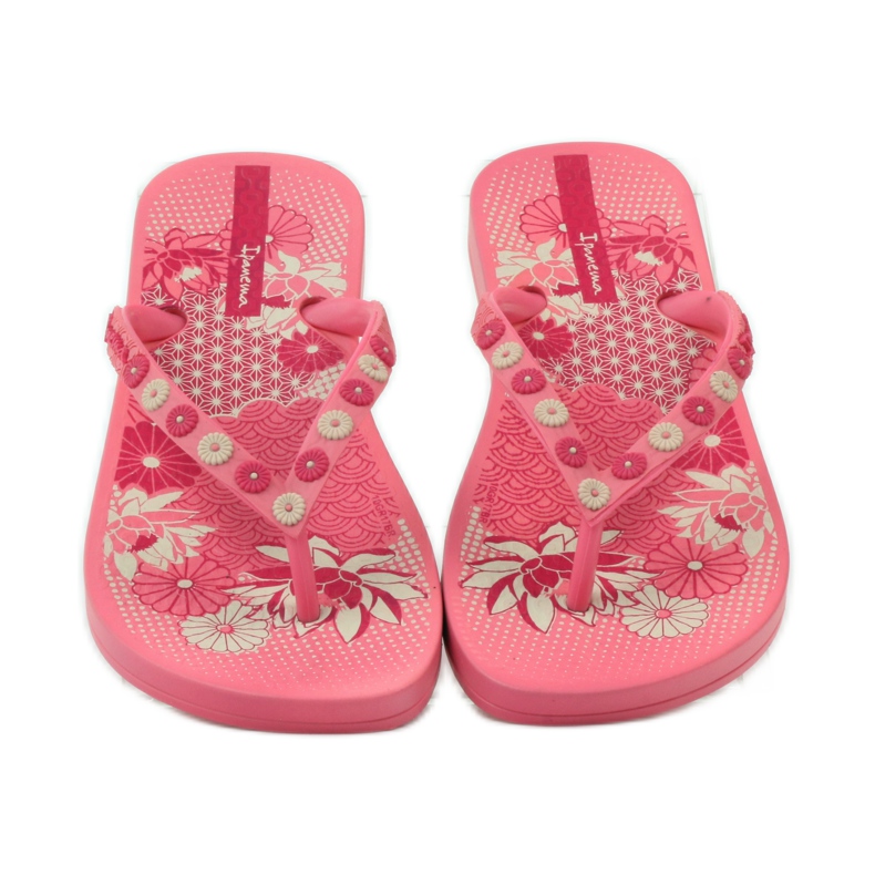 Flip-flops cu flori Ipanema 82387 roz 4