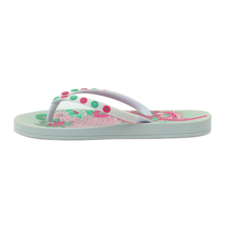 Flip-flops Ipanema 82387 floral roz verde alb 2 Flip-flops Ipanema 82387 floral roz verde alb 2