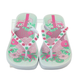 Flip-flops Ipanema 82387 floral roz verde alb 4 Flip-flops Ipanema 82387 floral roz verde alb 4