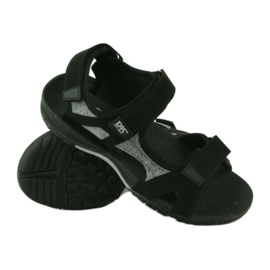 Sandale cu velcro cu fund negru ușor EVA DK gri 3 Sandale cu velcro cu fund negru ușor EVA DK gri 3