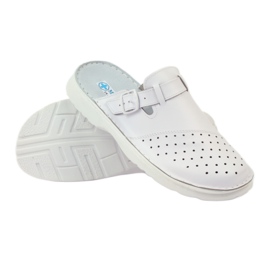 Sandale albe ortopedice medicale 3