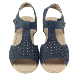 Sandale Aloeloe super comode bleumarin albastru marin 4