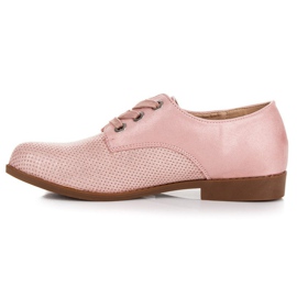 Renda Pantofi eleganti cu siret roz 1