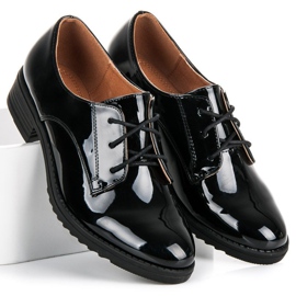 Lovery Pantofi eleganti lacuiti negru 1