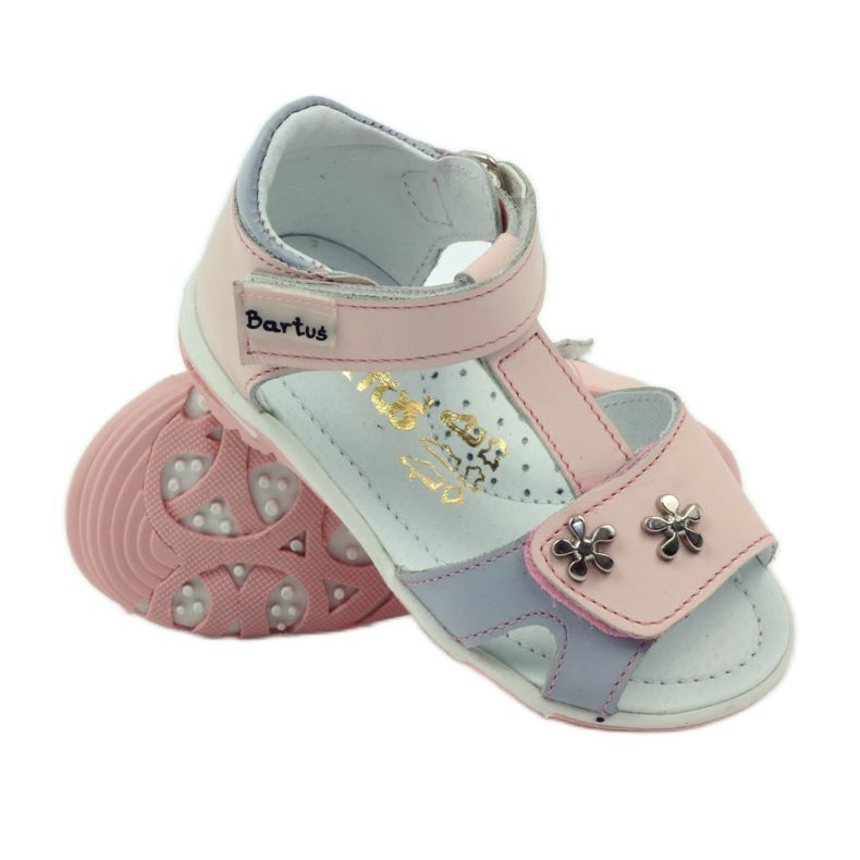 Sandale cu Velcro Bartuś 138 roz gri 3 Sandale cu Velcro Bartuś 138 roz gri 3