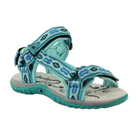 American Club Sandale cu inserție din piele americană 5268 multicolor 1