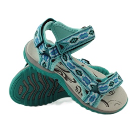 American Club Sandale cu inserție din piele americană 5268 multicolor 3