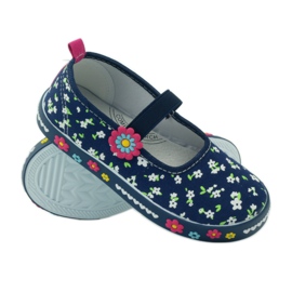 American Club Adidași cu branț din piele americană albastru marin 3