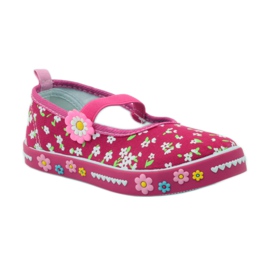 American Club Adidași cu branț din piele americană roz 1