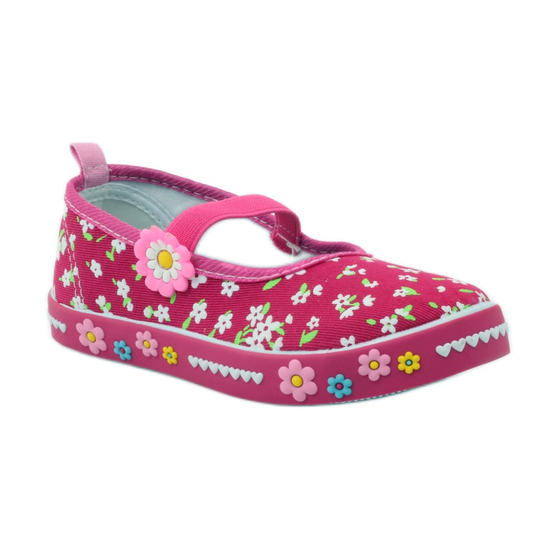 American Club Adidași cu branț din piele americană roz 1