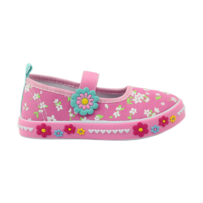 American Club Adidași cu branț din piele americană verde galben roz 1