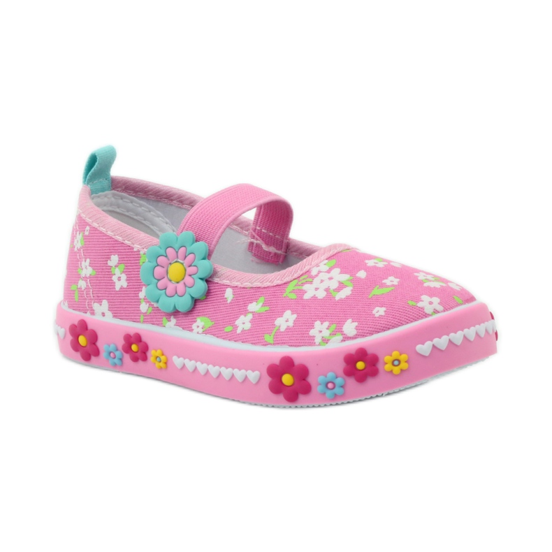 American Club Adidași cu branț din piele americană verde galben roz 2