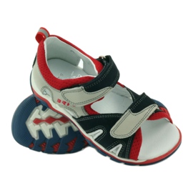 Sandale cu velcro Bartek 16187 gri 3