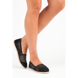Vinceza Espadrile Mckeylor transparente negru 2