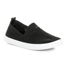 MCKEYLOR Textile Slip-On Tenisi negru 3